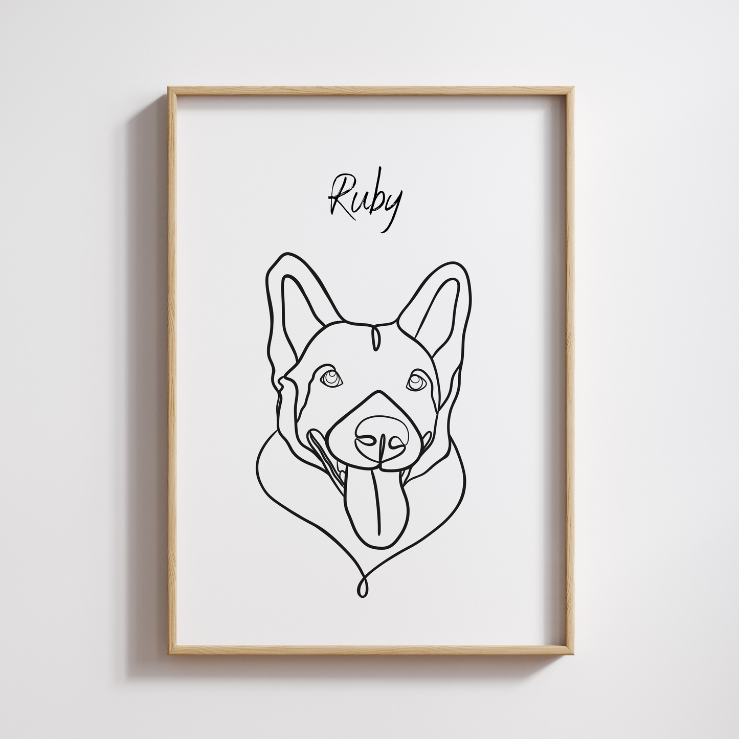Custom Pet Line Art