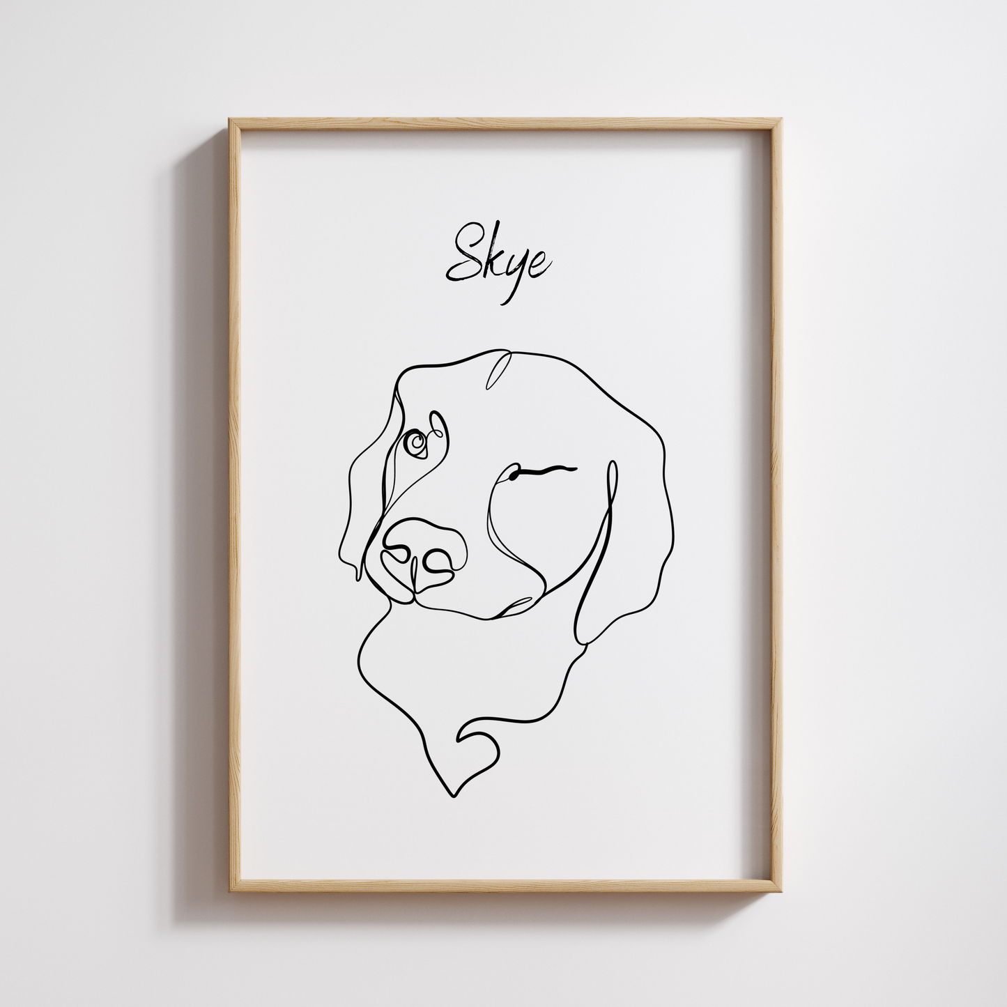 Custom Pet Line Art