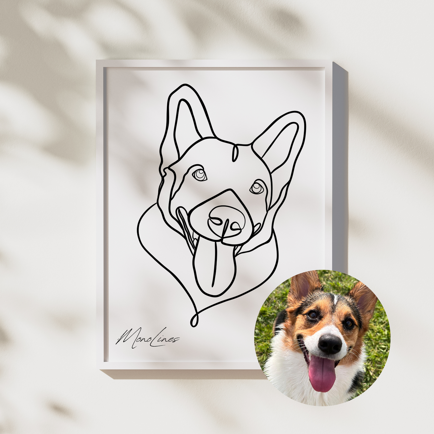 Custom Pet Line Art